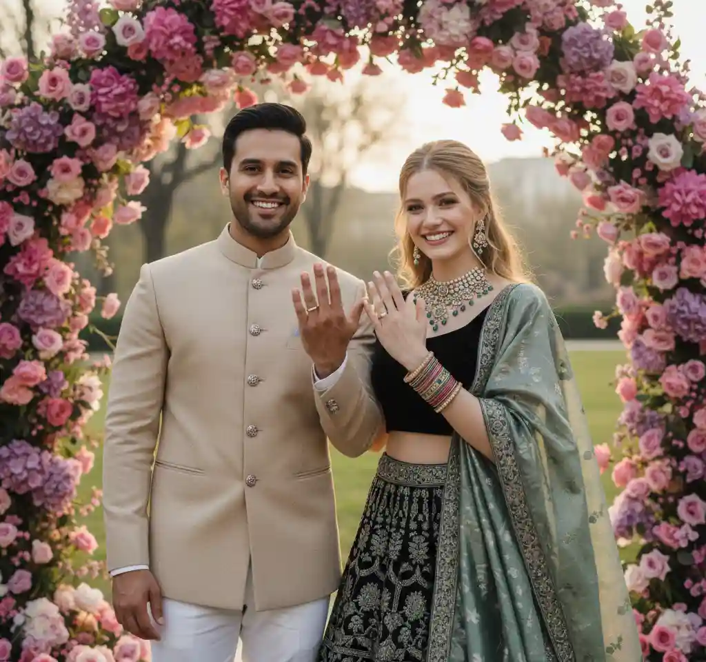 AI Couple Photo template example 4