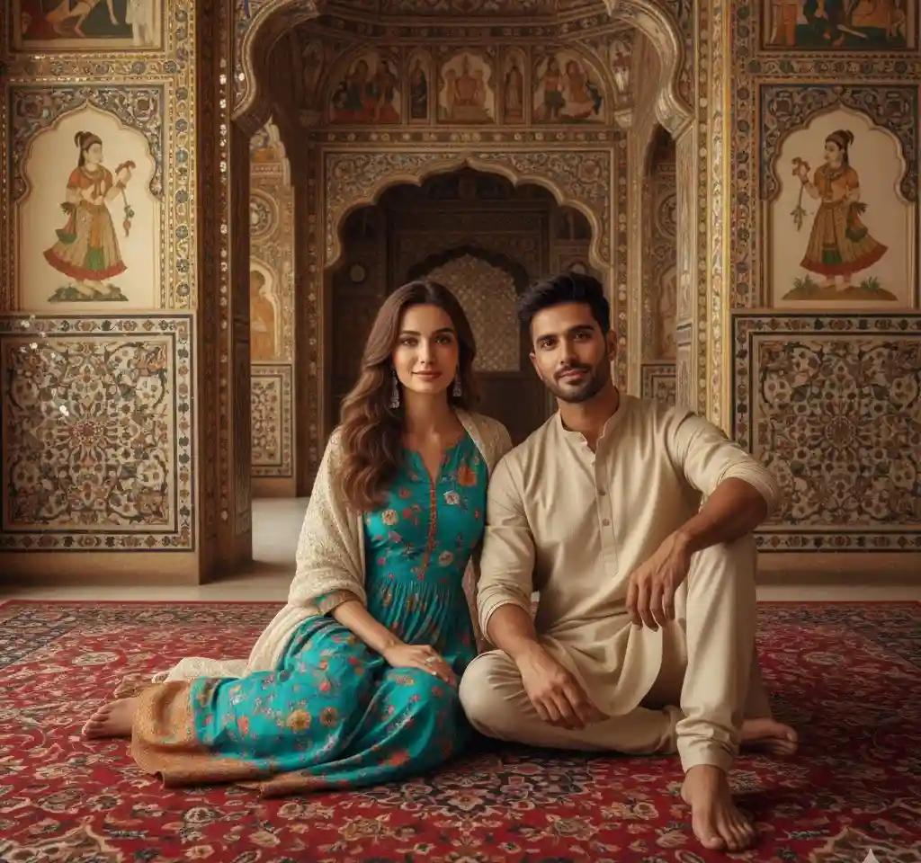 City Palace Royal Couple — AI Couple Photo AI Template