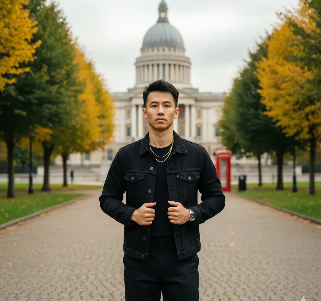 Historic Architecture Portrait — AI Headshot Generator AI Template